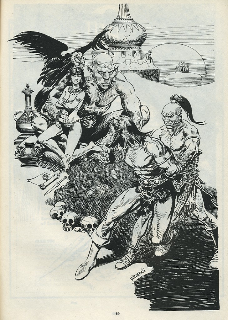 Read online The Savage Sword Of Conan comic -  Issue #182 - 61