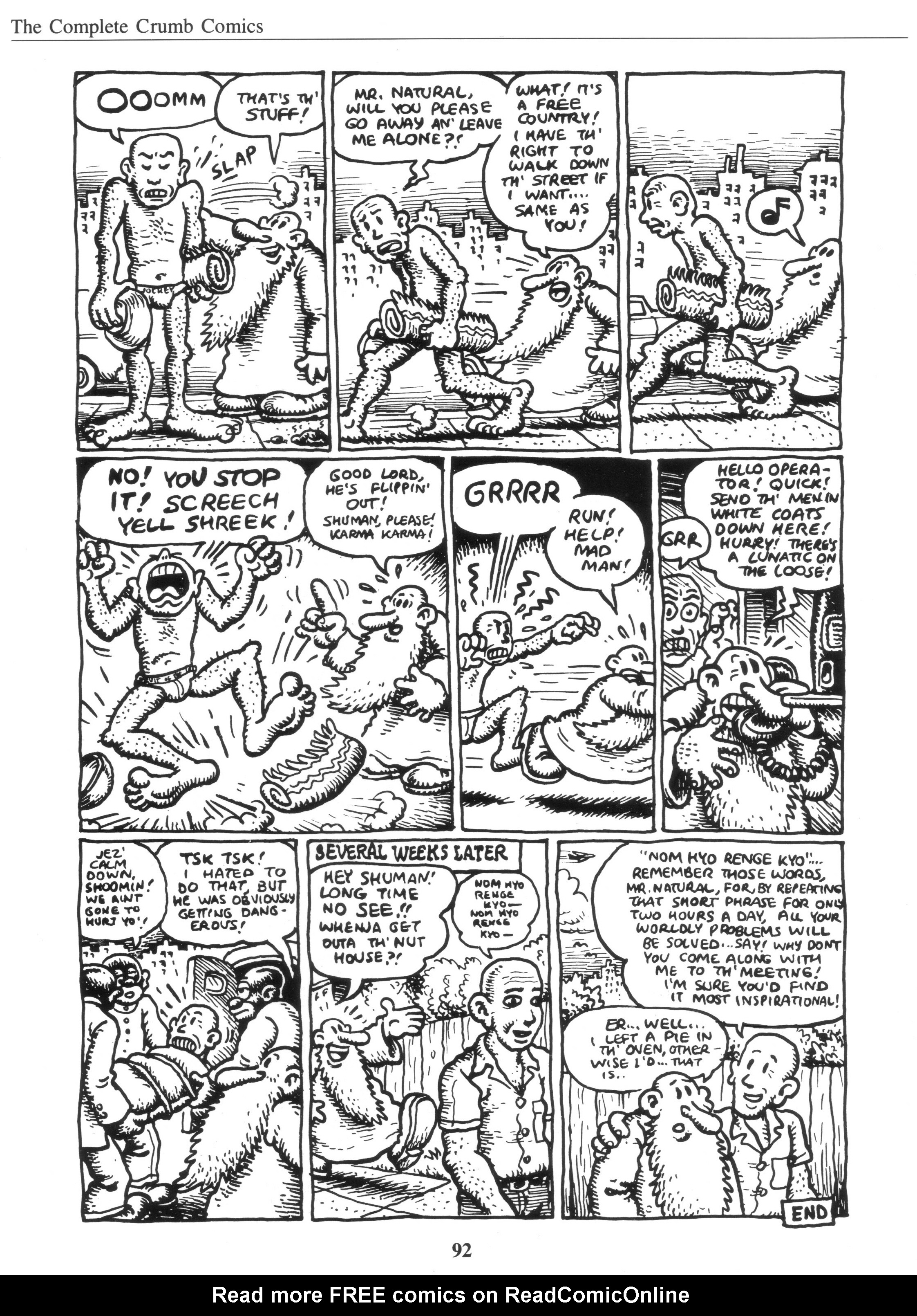 Read online The Complete Crumb Comics comic -  Issue # TPB 7 - 100