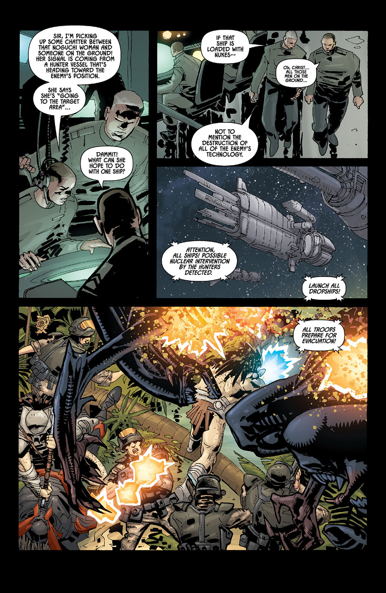 Read online Aliens vs. Predator: Three World War comic -  Issue #6 - 9