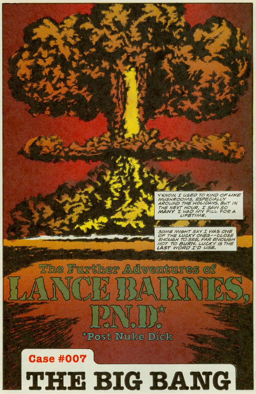 Read online Lance Barnes: Post Nuke Dick comic -  Issue #1 - 8