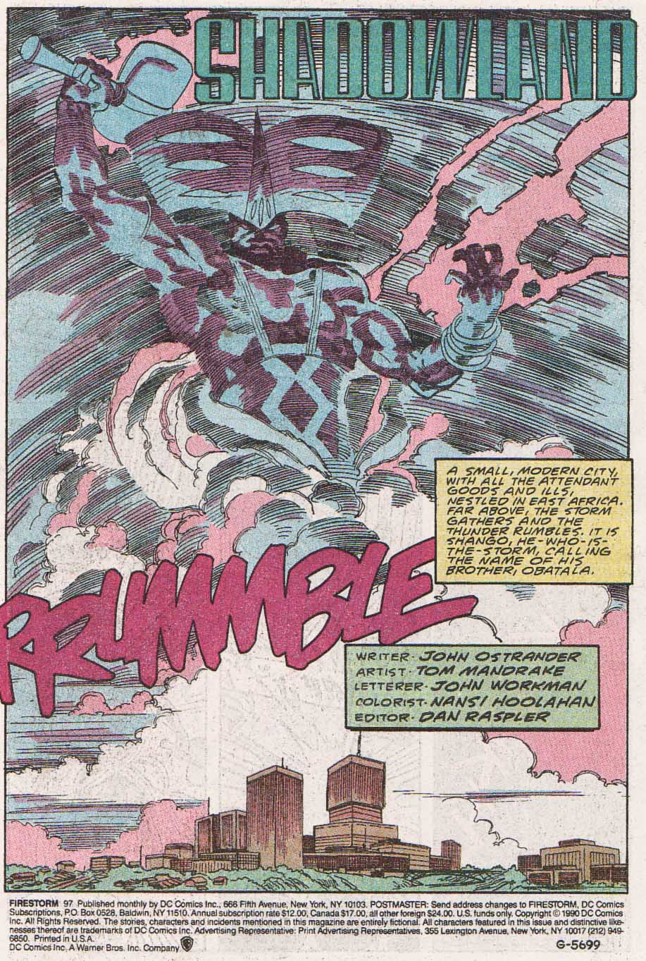 Read online Firestorm, the Nuclear Man comic -  Issue #97 - 2
