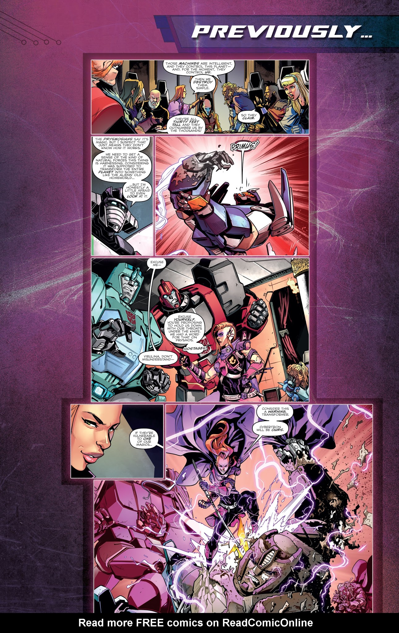 Read online Transformers vs. Visionaries comic -  Issue #2 - 3