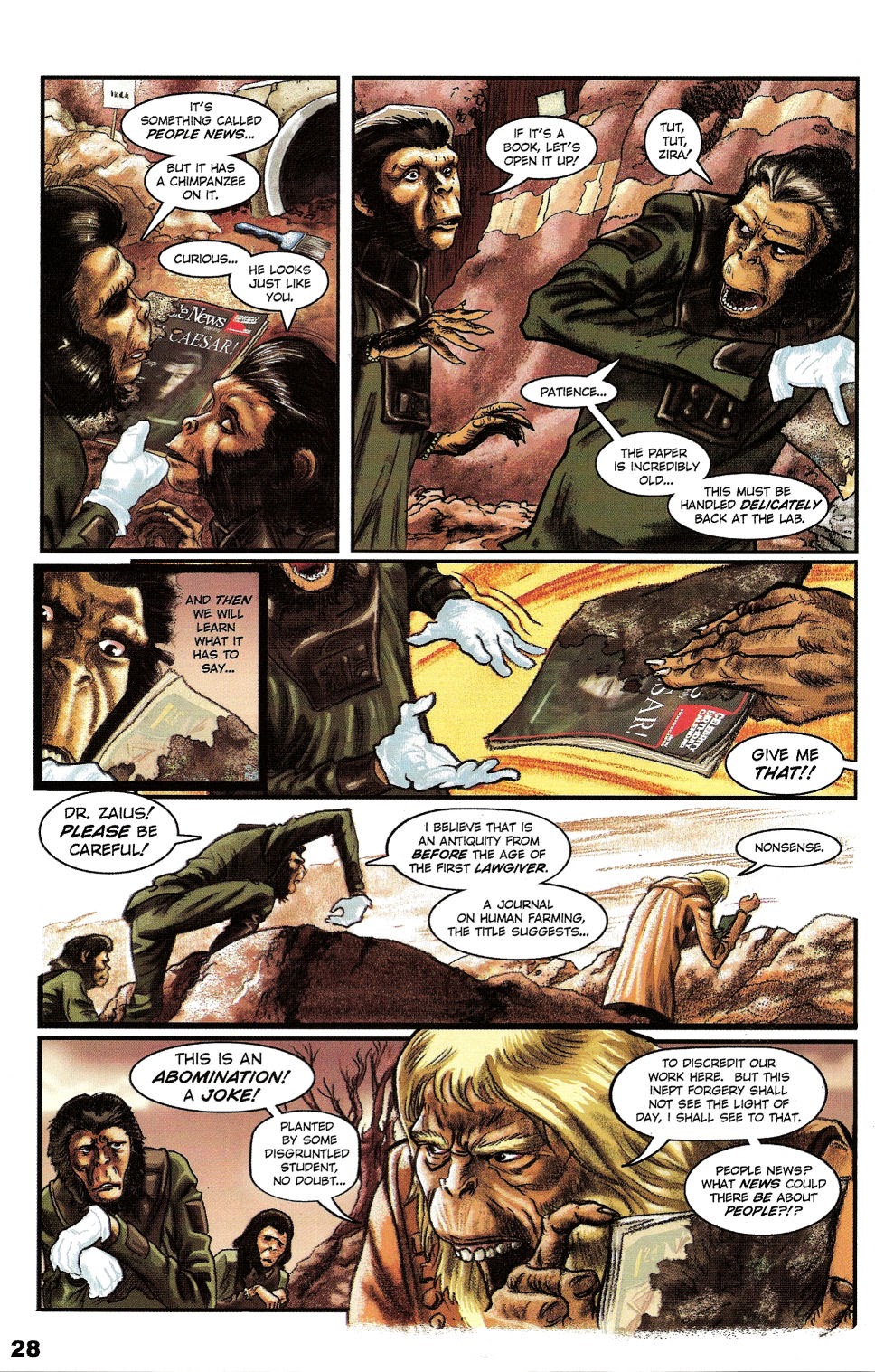 Read online Revolution on the Planet of the Apes comic -  Issue #2 - 29