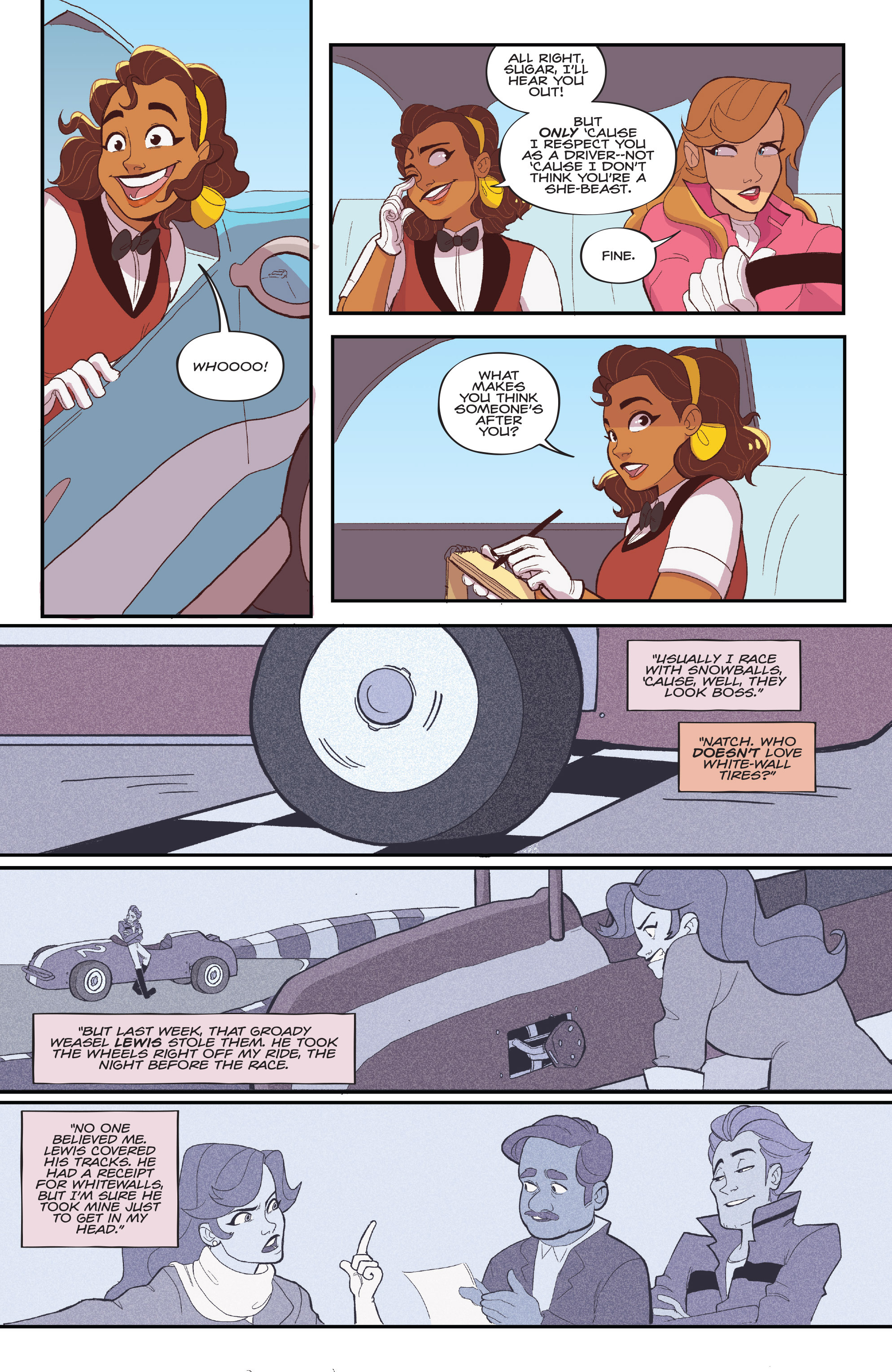 Read online Goldie Vance comic -  Issue #9 - 17