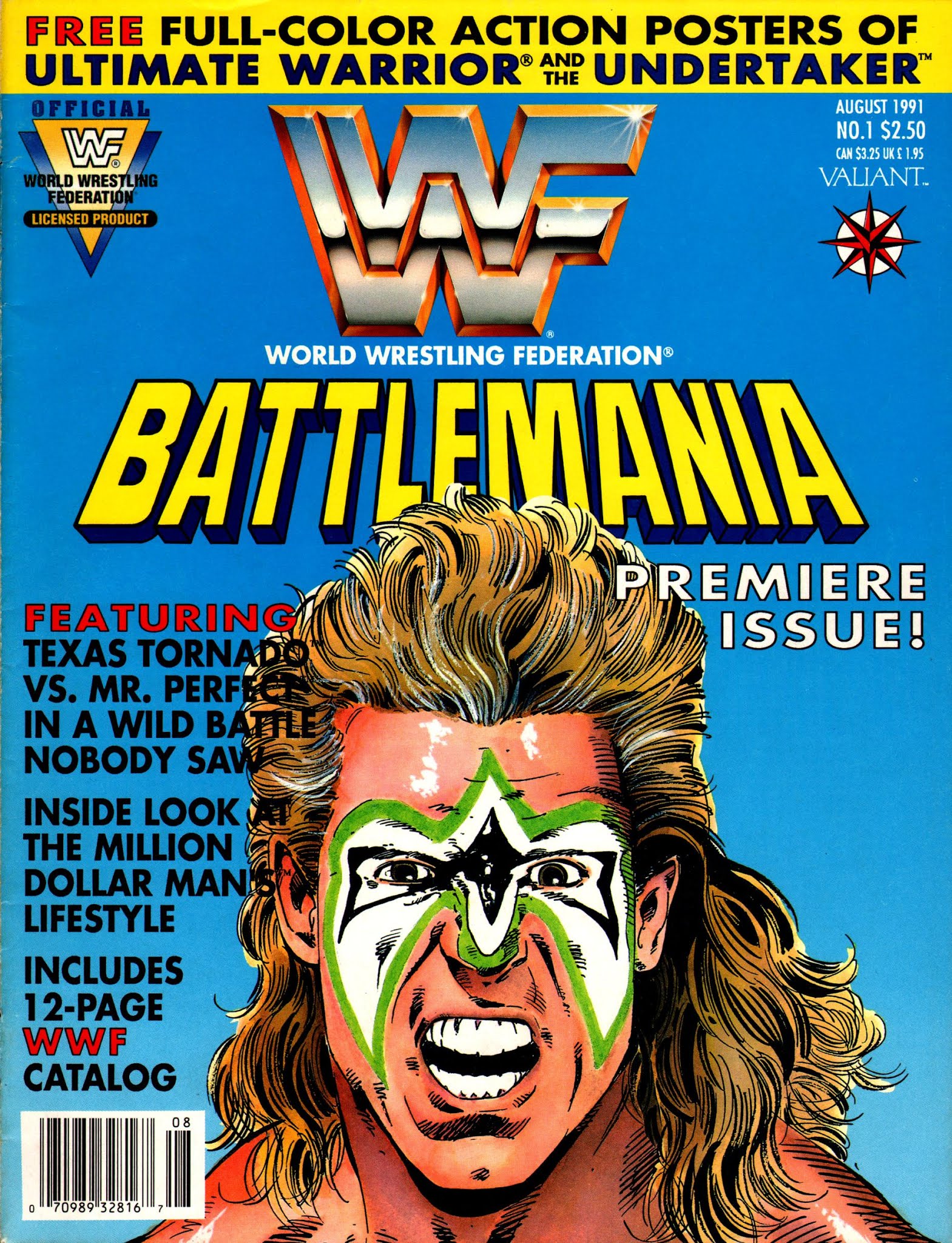 Read online WWF Battlemania comic -  Issue #1 - 1