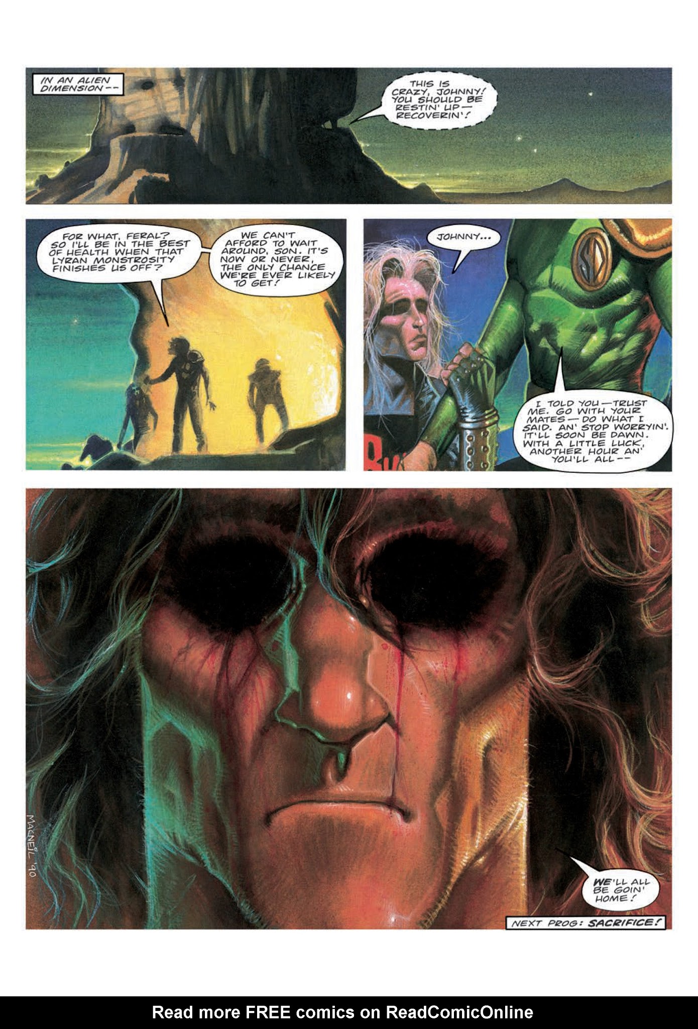 Read online Strontium Dog: Search/Destroy Agency Files comic -  Issue # TPB 5 - 144