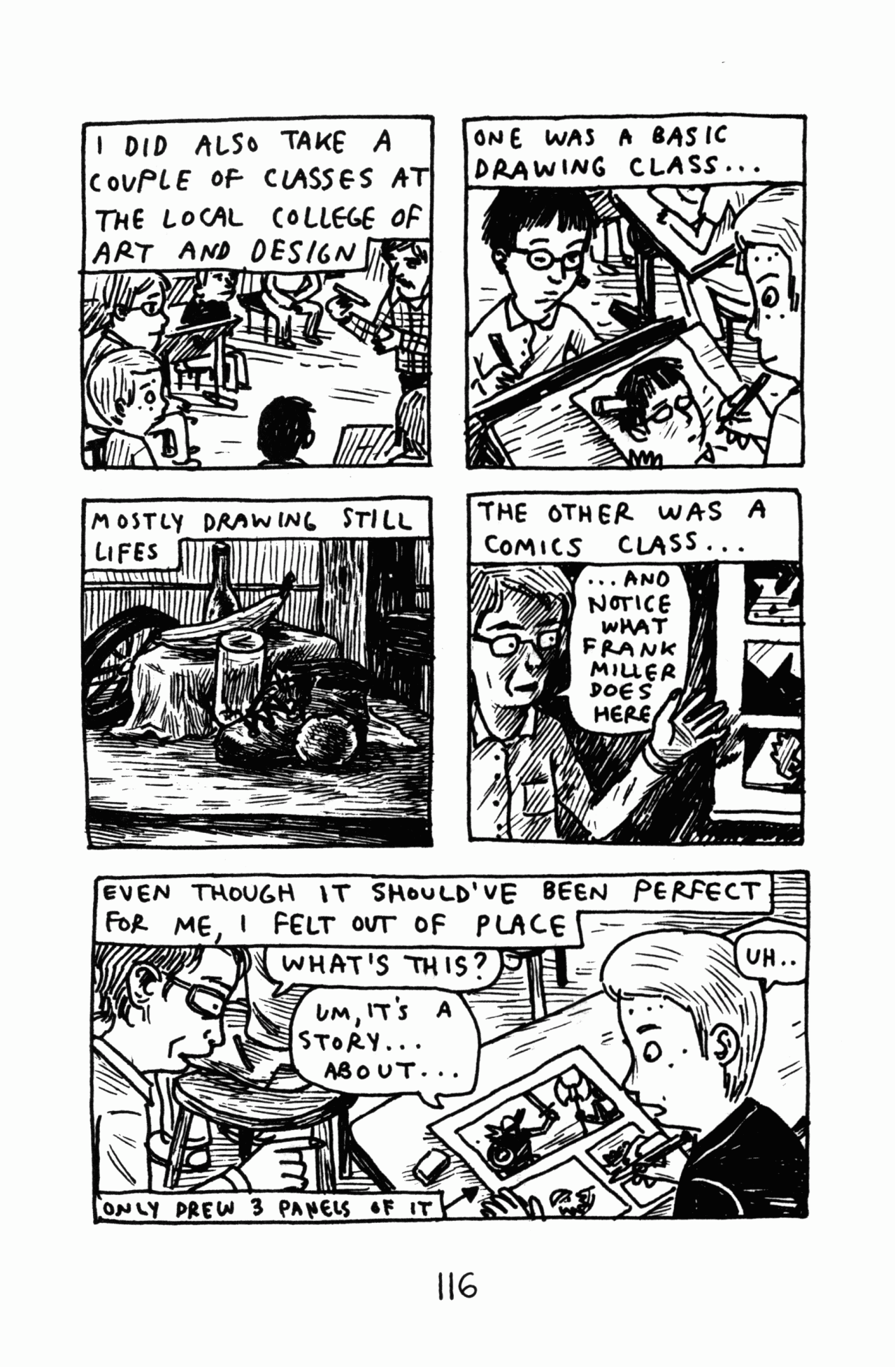 Read online Funny Misshapen Body: A Memoir comic -  Issue # TPB (Part 2) - 17