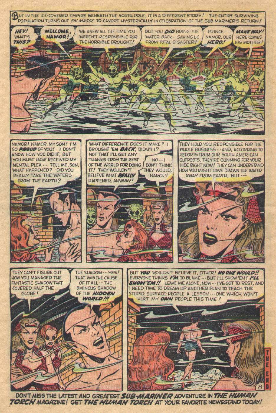 Read online Sub-Mariner Comics comic -  Issue #36 - 10