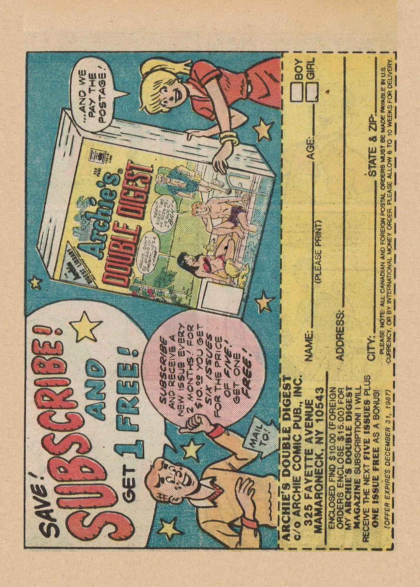 Read online Jughead Jones Comics Digest comic -  Issue #46 - 49