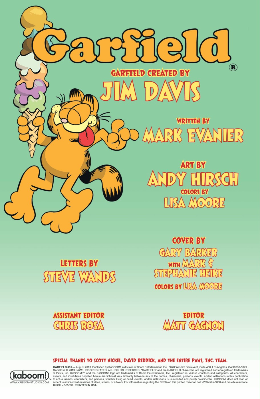 Read online Garfield comic -  Issue #16 - 2