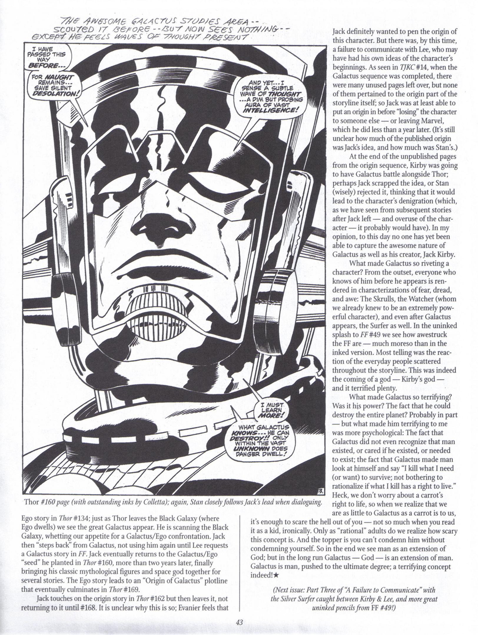 Read online The Jack Kirby Collector comic -  Issue #22 - 42