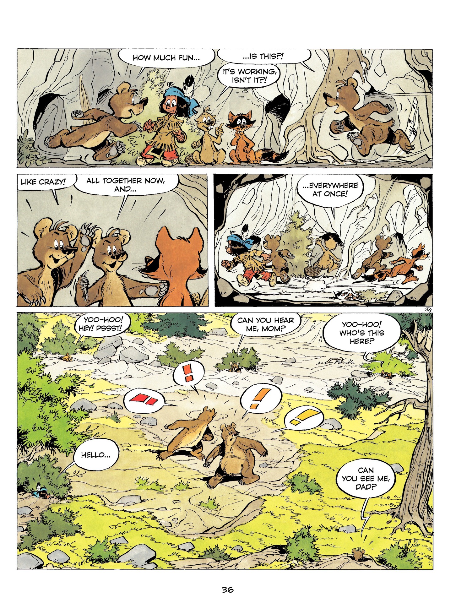 Read online Yakari comic -  Issue #13 - 36