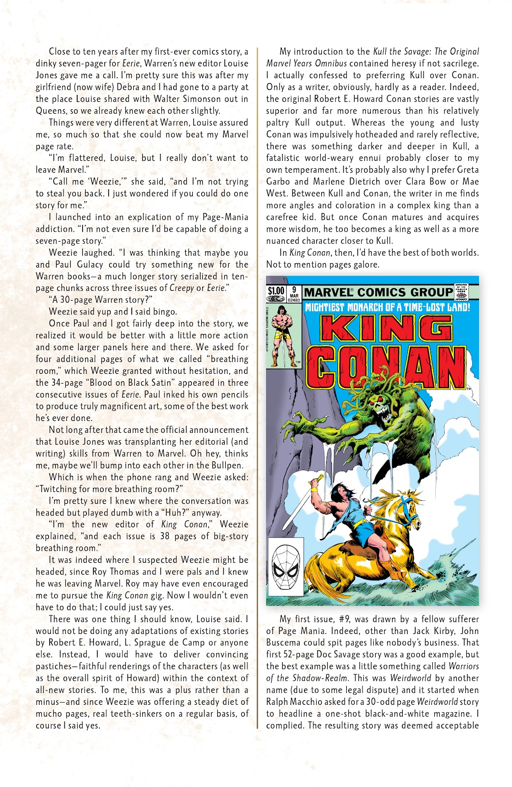 Conan the King: The Original Marvel Years Omnibus issue TPB (Part 1) - Page 11