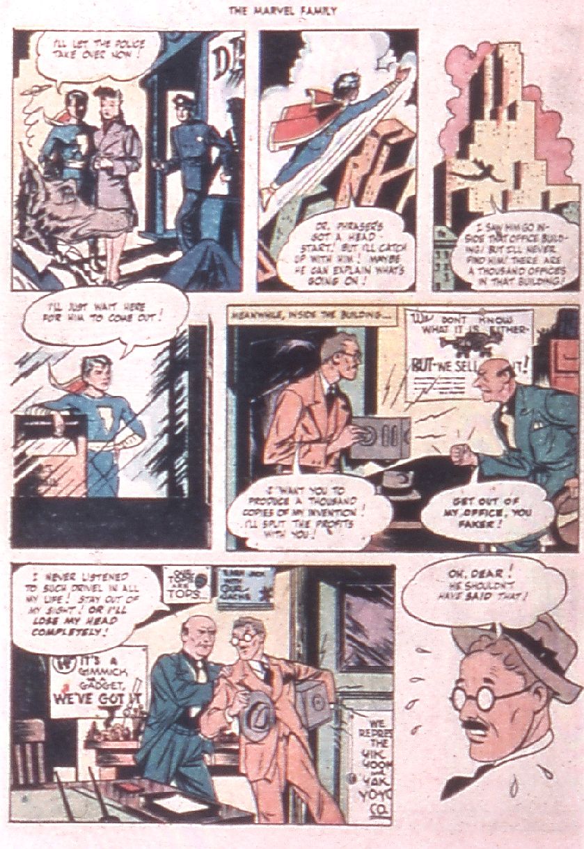Read online The Marvel Family comic -  Issue #6 - 22