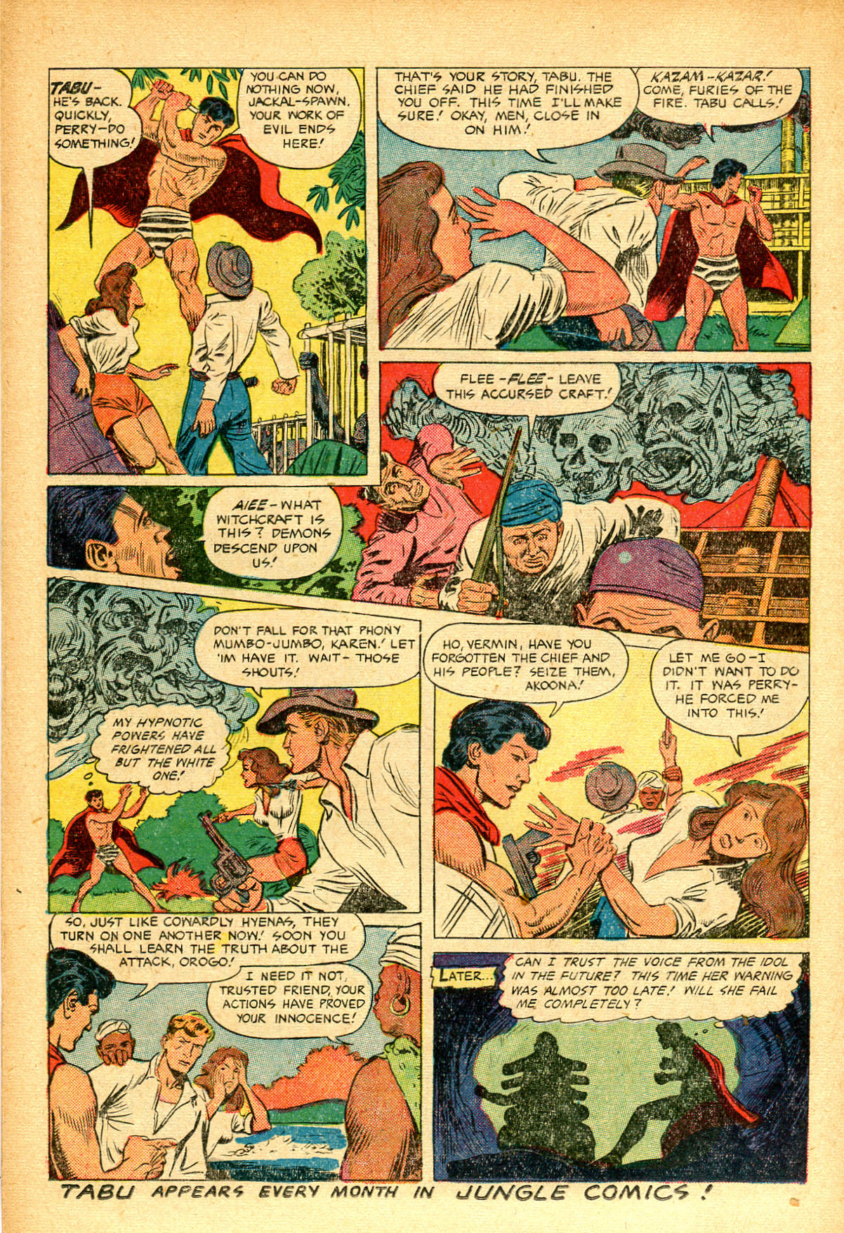 Read online Jungle Comics comic -  Issue #135 - 38