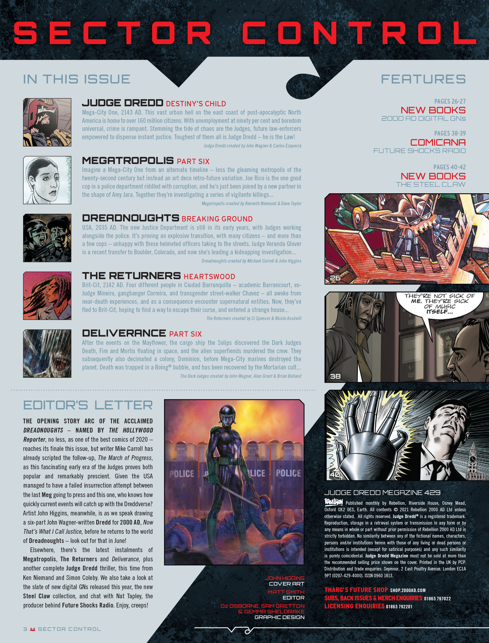 Read online Judge Dredd Megazine (Vol. 5) comic -  Issue #429 - 3