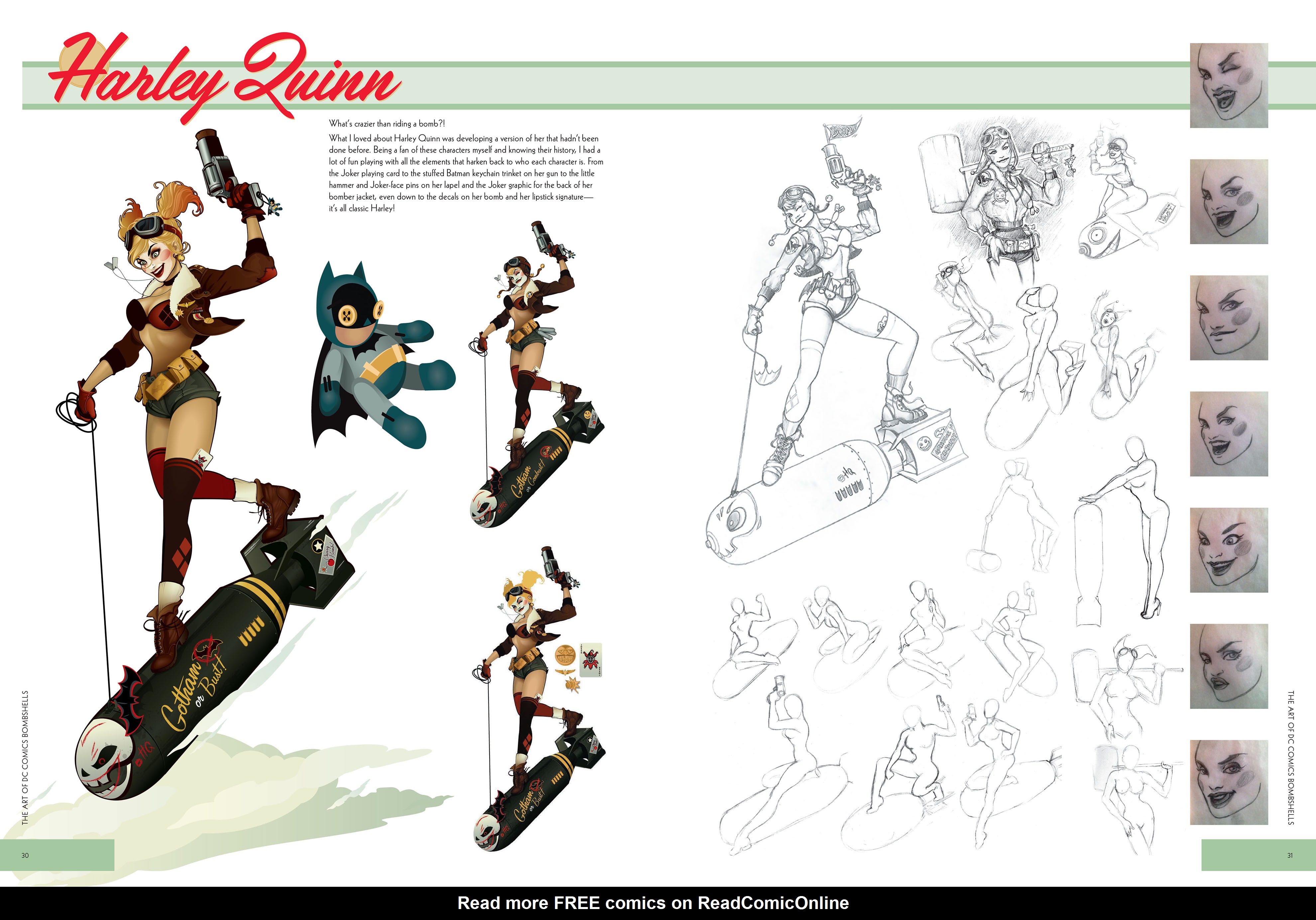 Read online The Art of DC Comics Bombshells comic -  Issue # TPB (Part 1) - 21