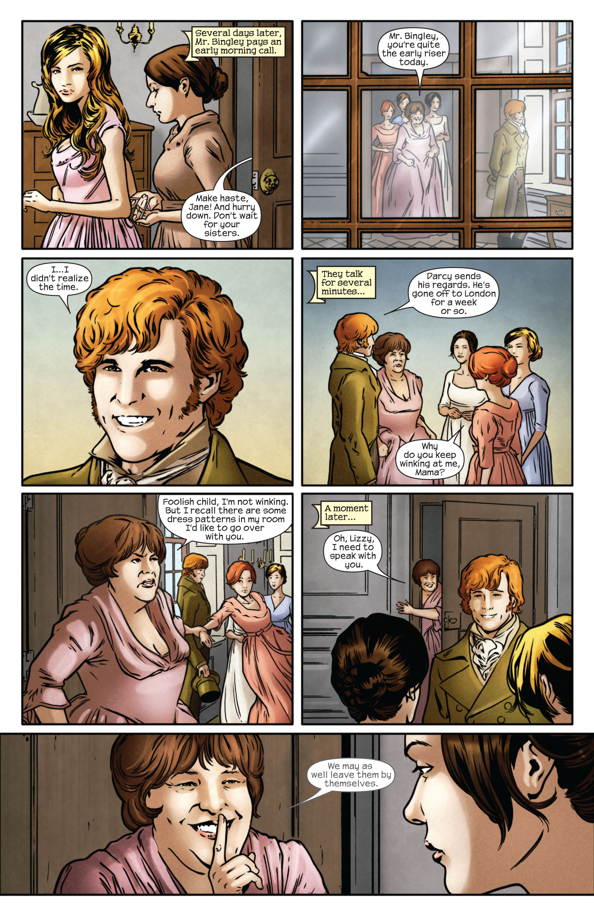 Read online Pride & Prejudice (2009) comic -  Issue #5 - 17