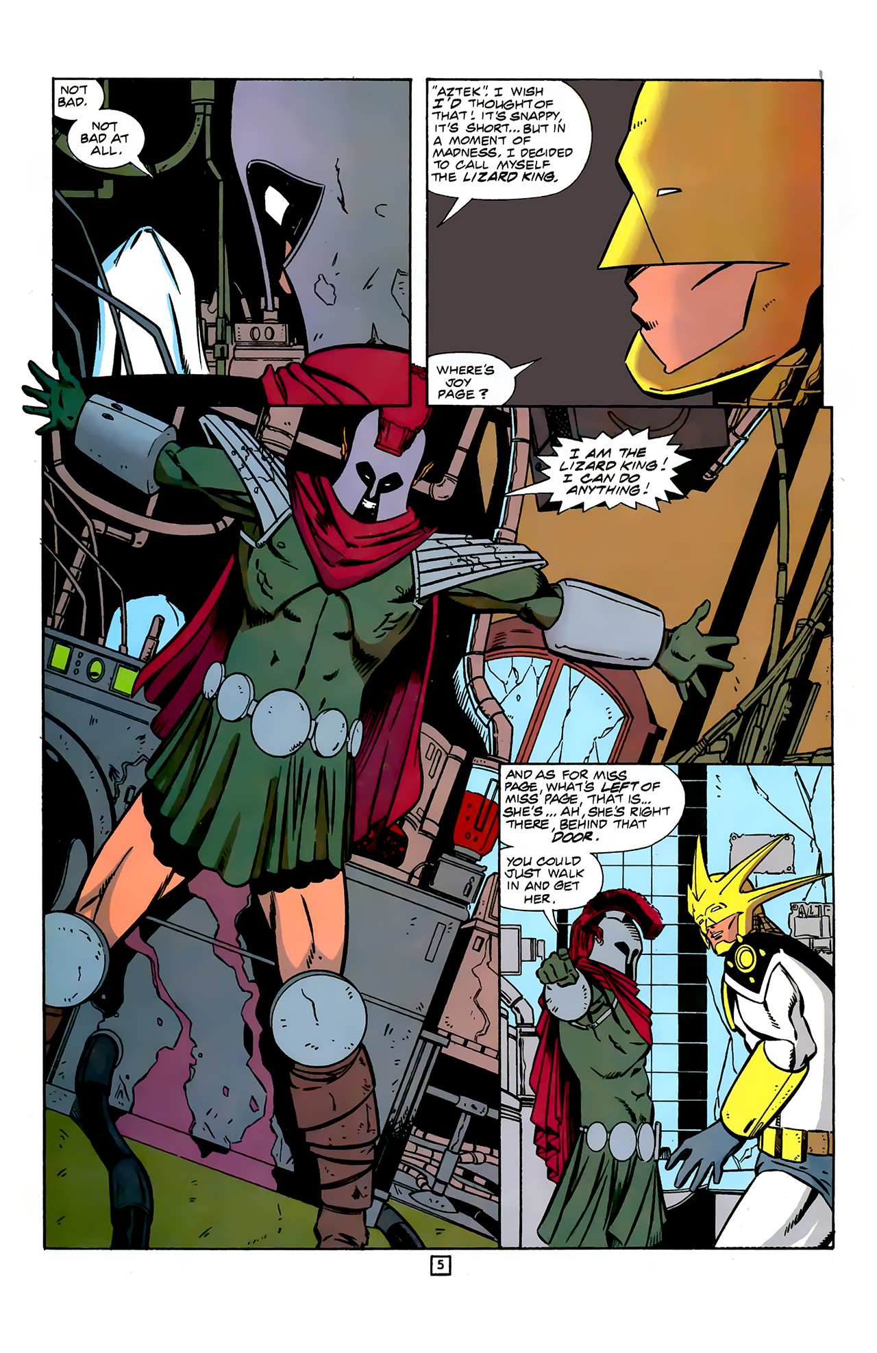 Read online Aztek: The Ultimate Man comic -  Issue #5 - 6
