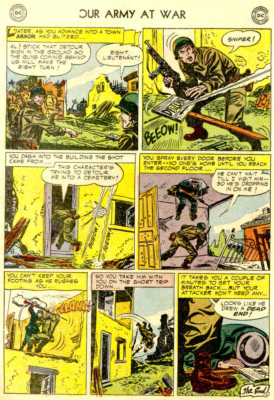 Read online Our Army at War (1952) comic -  Issue #28 - 8