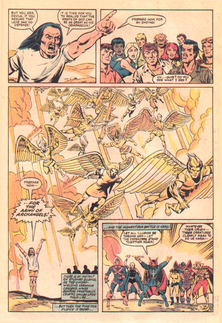 Read online The Defenders (1972) comic -  Issue #97 - 16