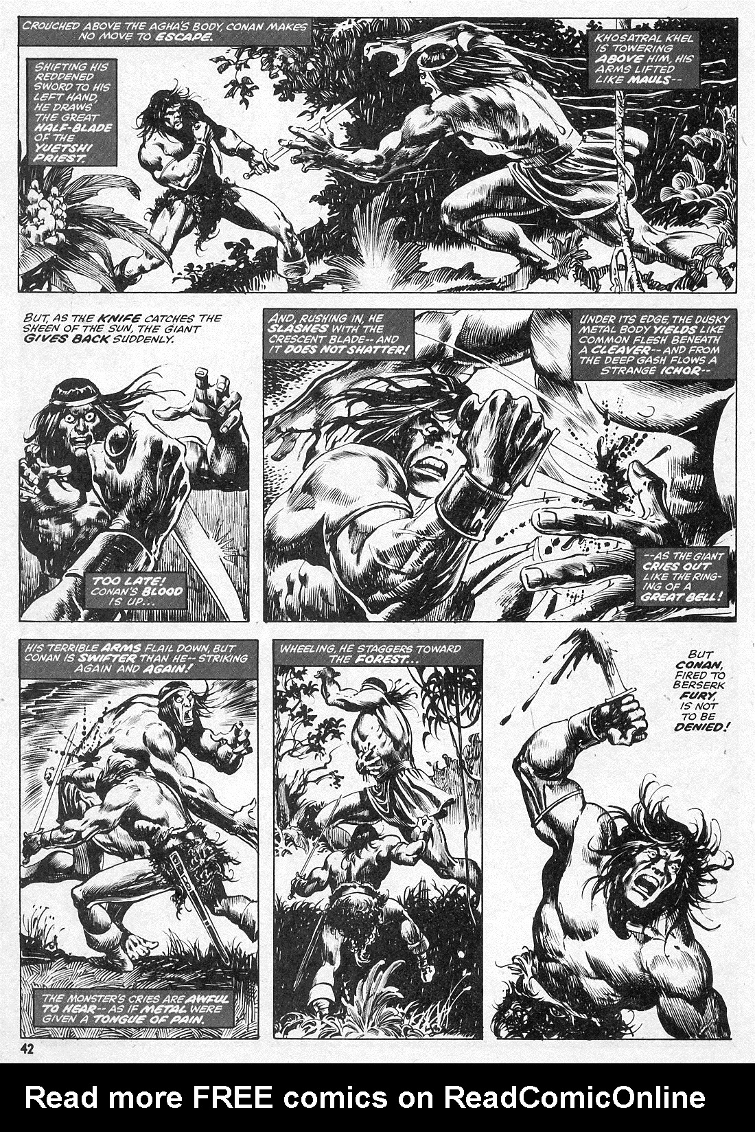 Read online The Savage Sword Of Conan comic -  Issue #15 - 42