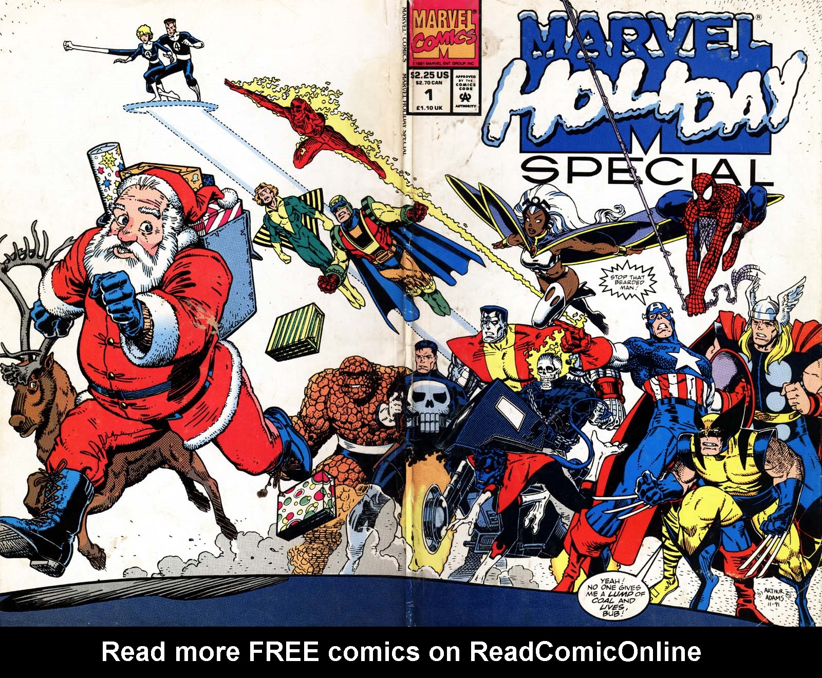 Read online Marvel Holiday Special (1991) comic -  Issue #1991 - 2