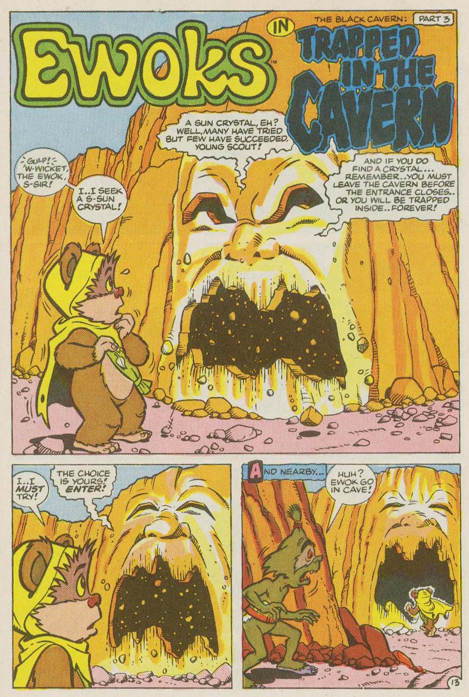 Read online Ewoks (1987) comic -  Issue #13 - 14