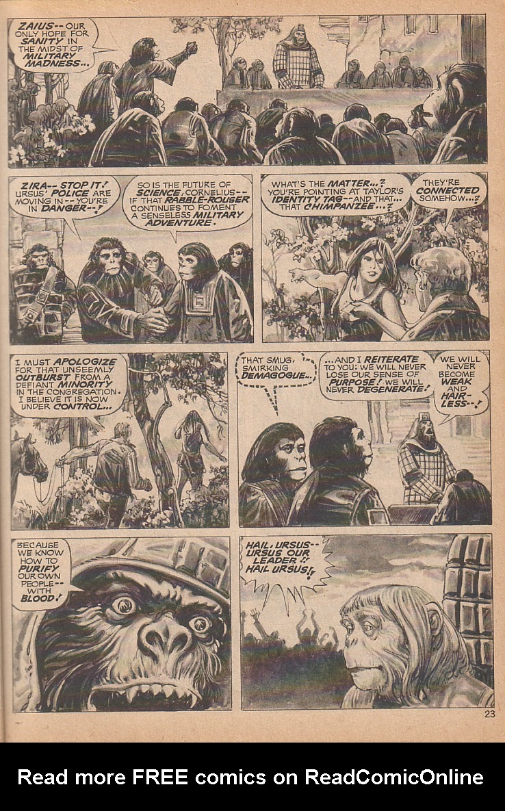 Read online Planet of the Apes comic -  Issue #7 - 23