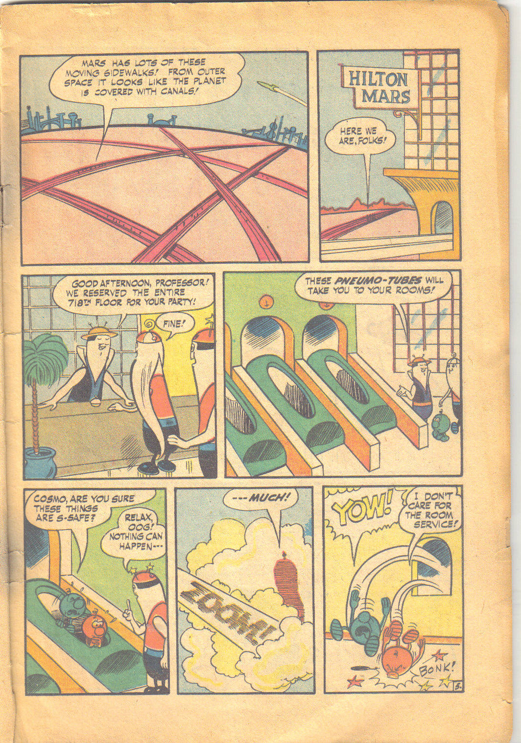 Read online Cosmo the Merry Martian comic -  Issue #6 - 7