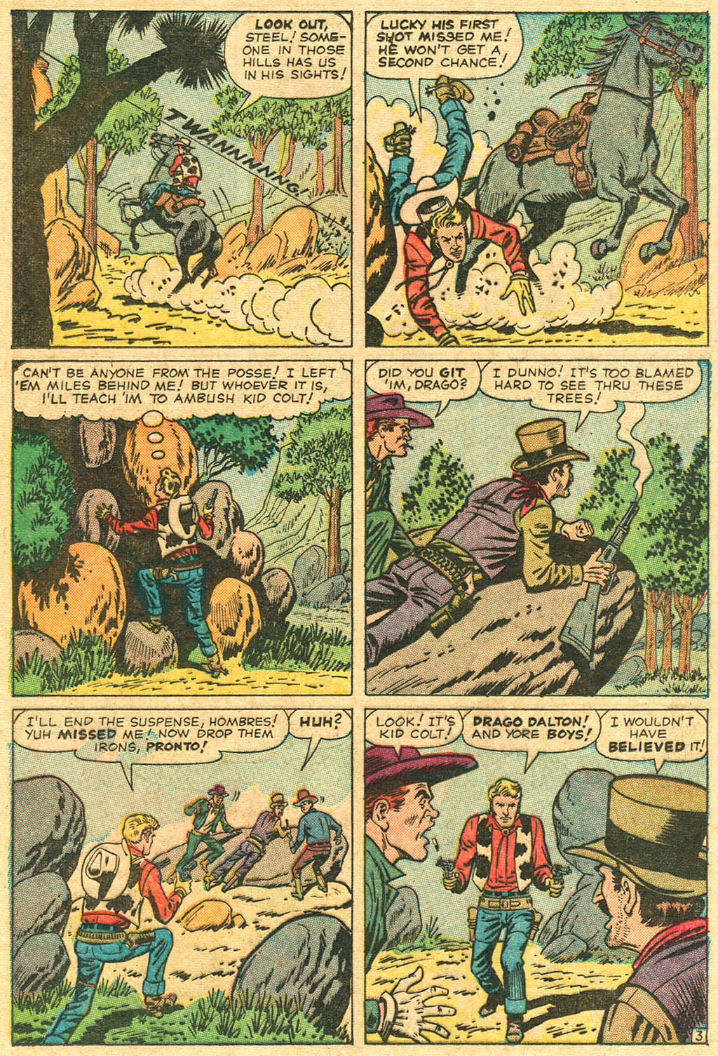 Read online Kid Colt Outlaw comic -  Issue #130 - 56