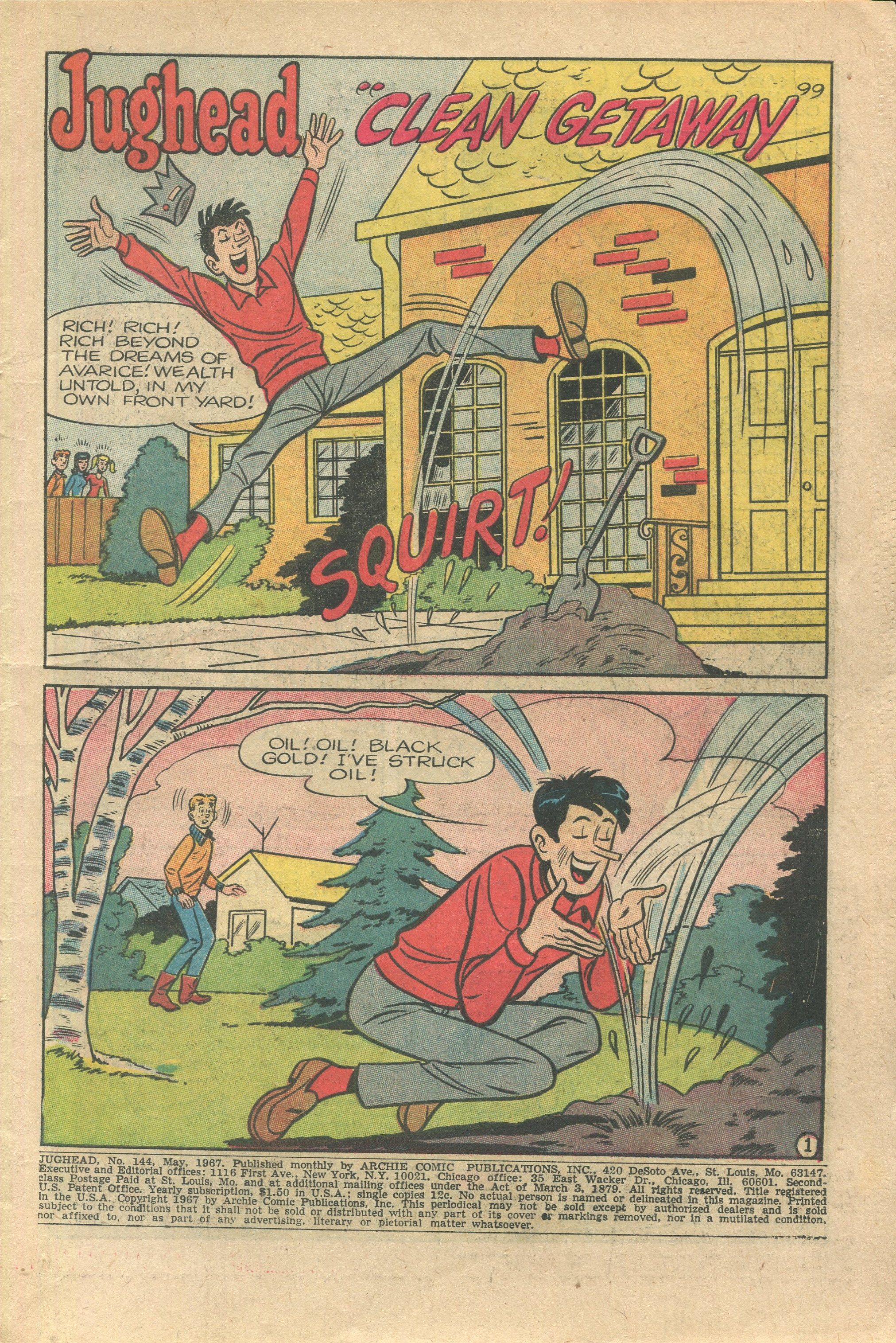 Read online Jughead (1965) comic -  Issue #144 - 3