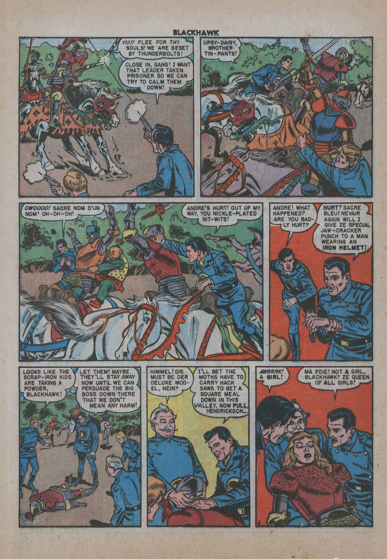 Read online Blackhawk (1957) comic -  Issue #40 - 9