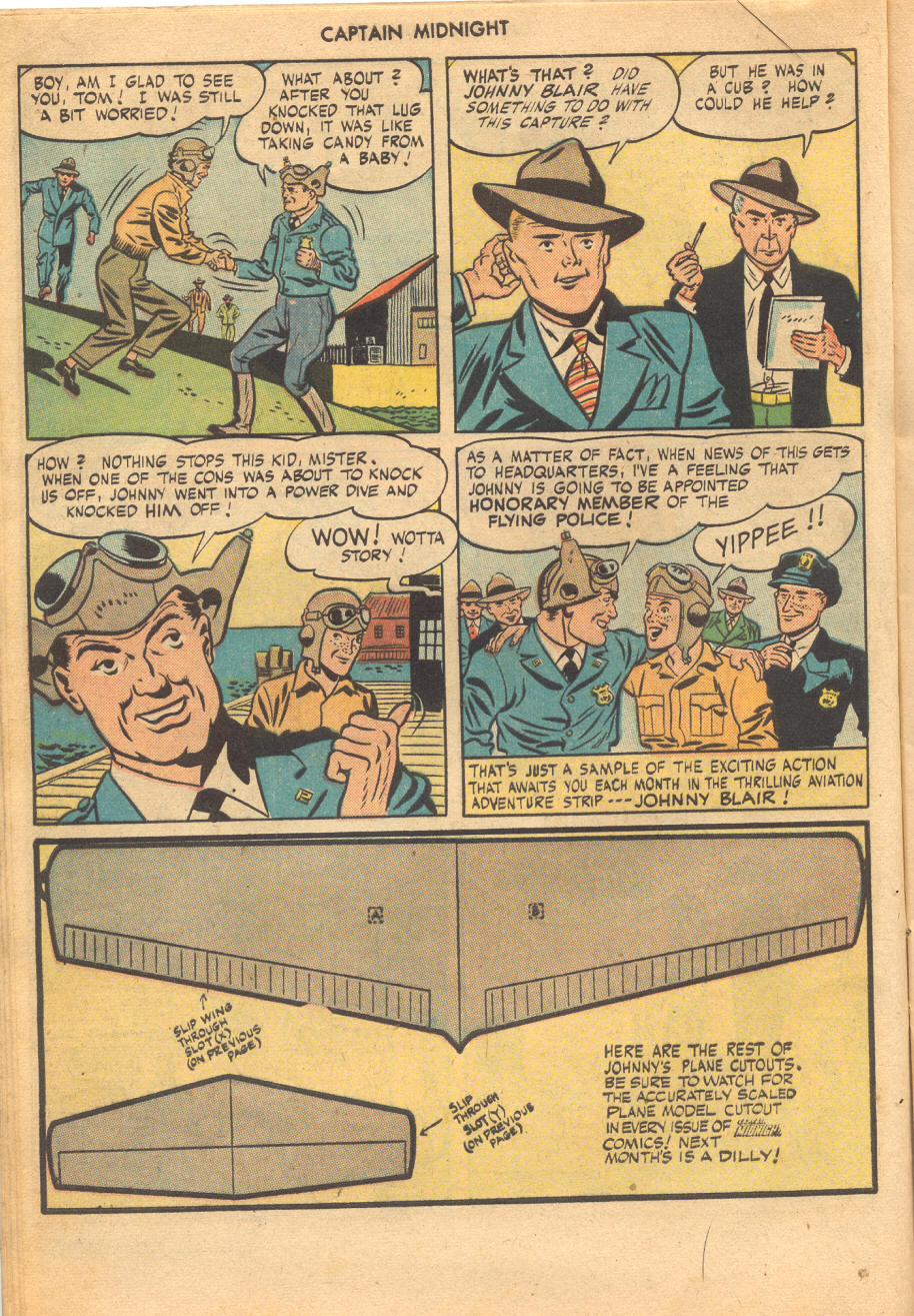 Read online Captain Midnight (1942) comic -  Issue #51 - 20