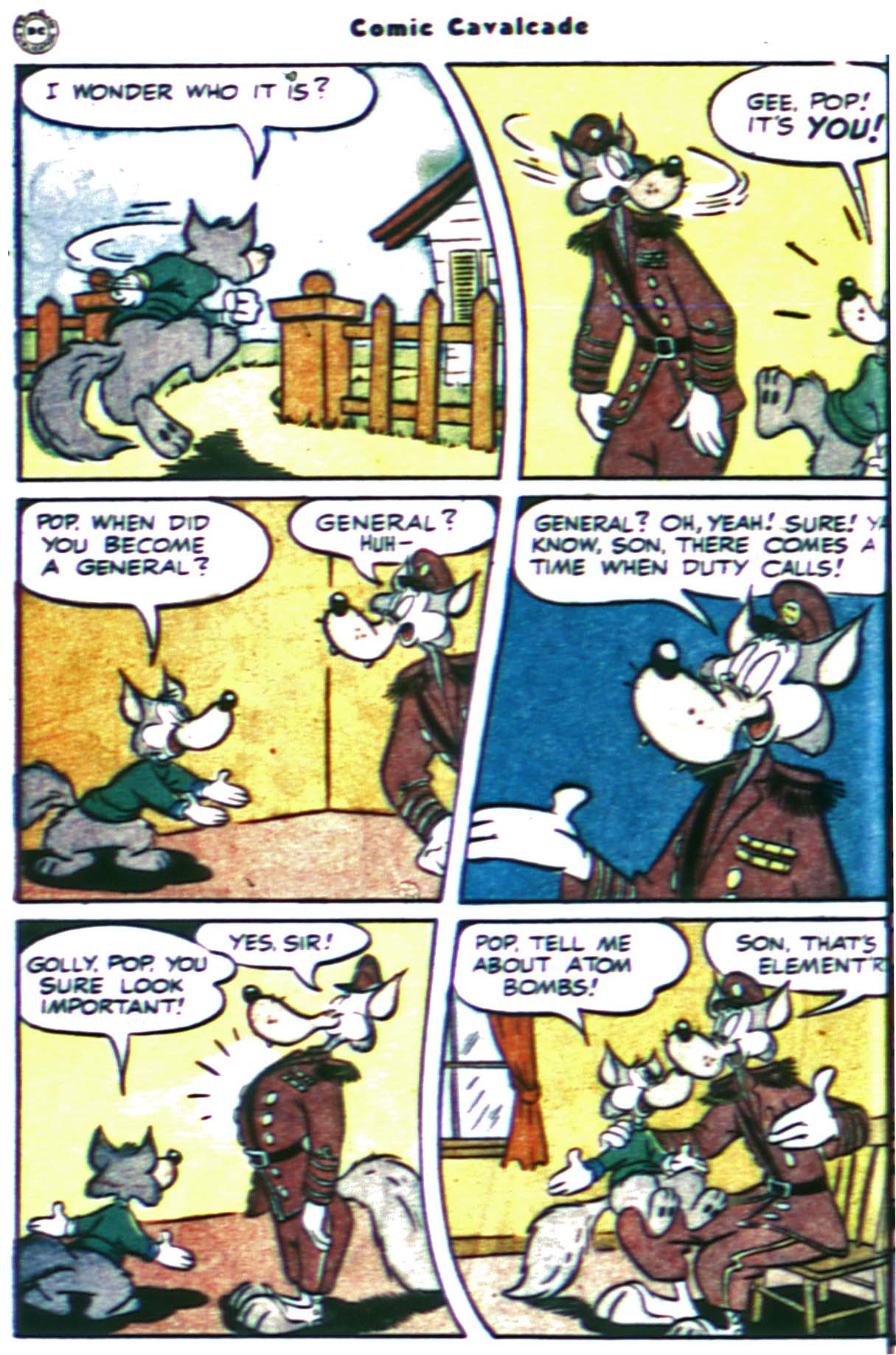 Read online Comic Cavalcade comic -  Issue #30 - 60