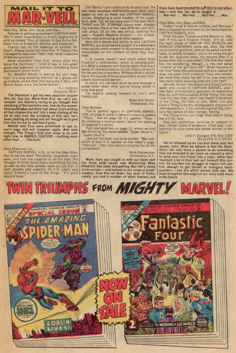 Captain Marvel (1968) Issue #28 #28 - English 23