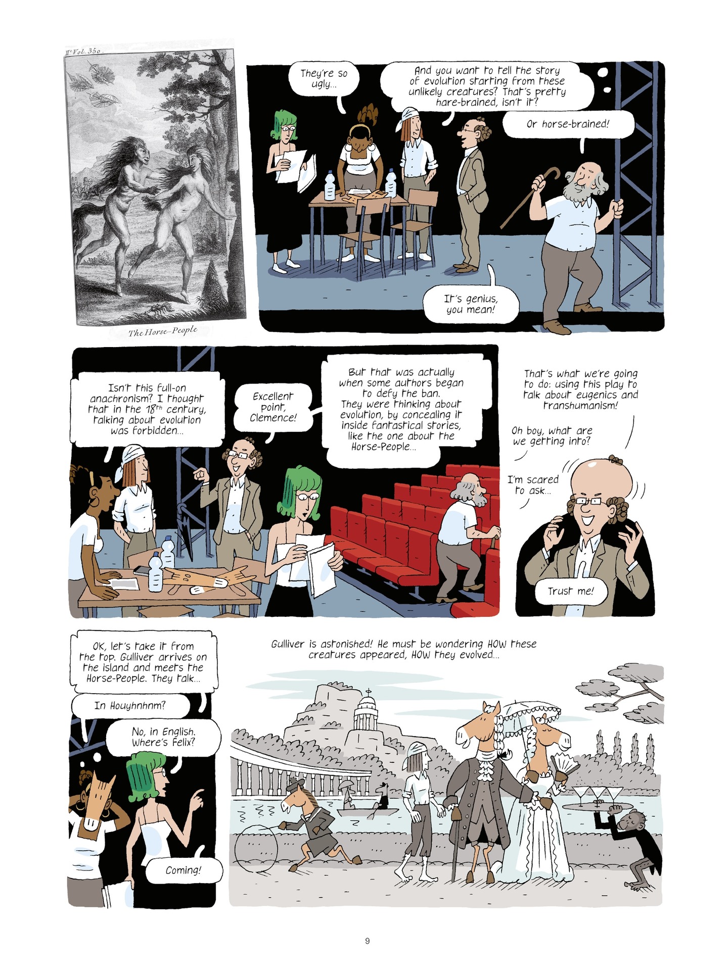 Read online Evolution, Darwin, God, and the Horse-People comic -  Issue # TPB - 8