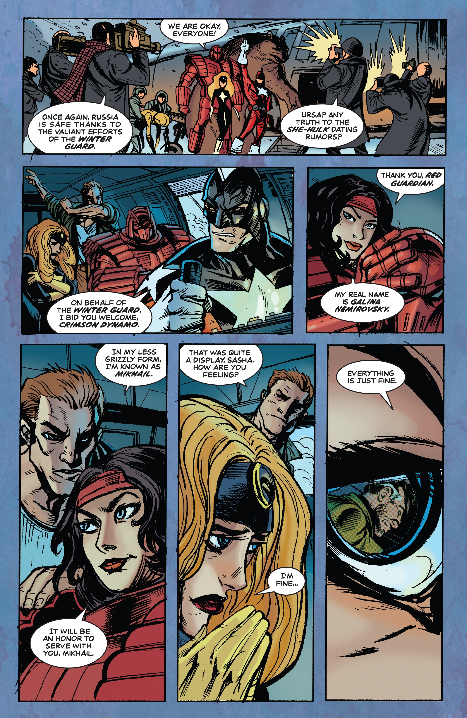 Read online Hulk: Winter Guard comic -  Issue #1 - 9