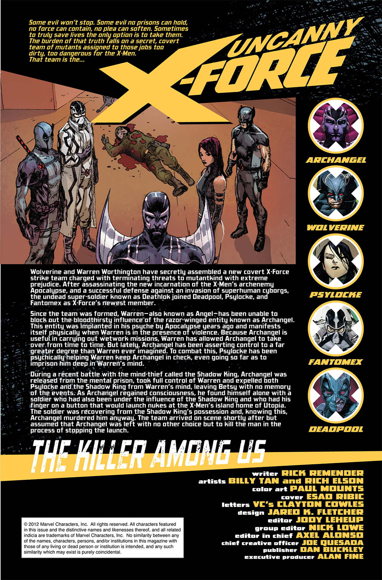 Read online Uncanny X-Force (2010) comic -  Issue #10 - 2