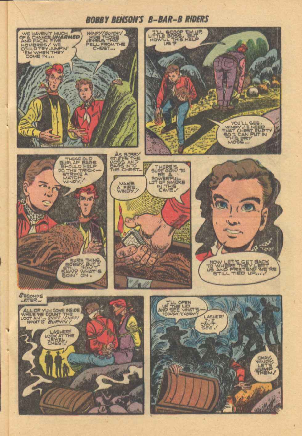 Read online Bobby Benson's B-Bar-B Riders comic -  Issue #19 - 17