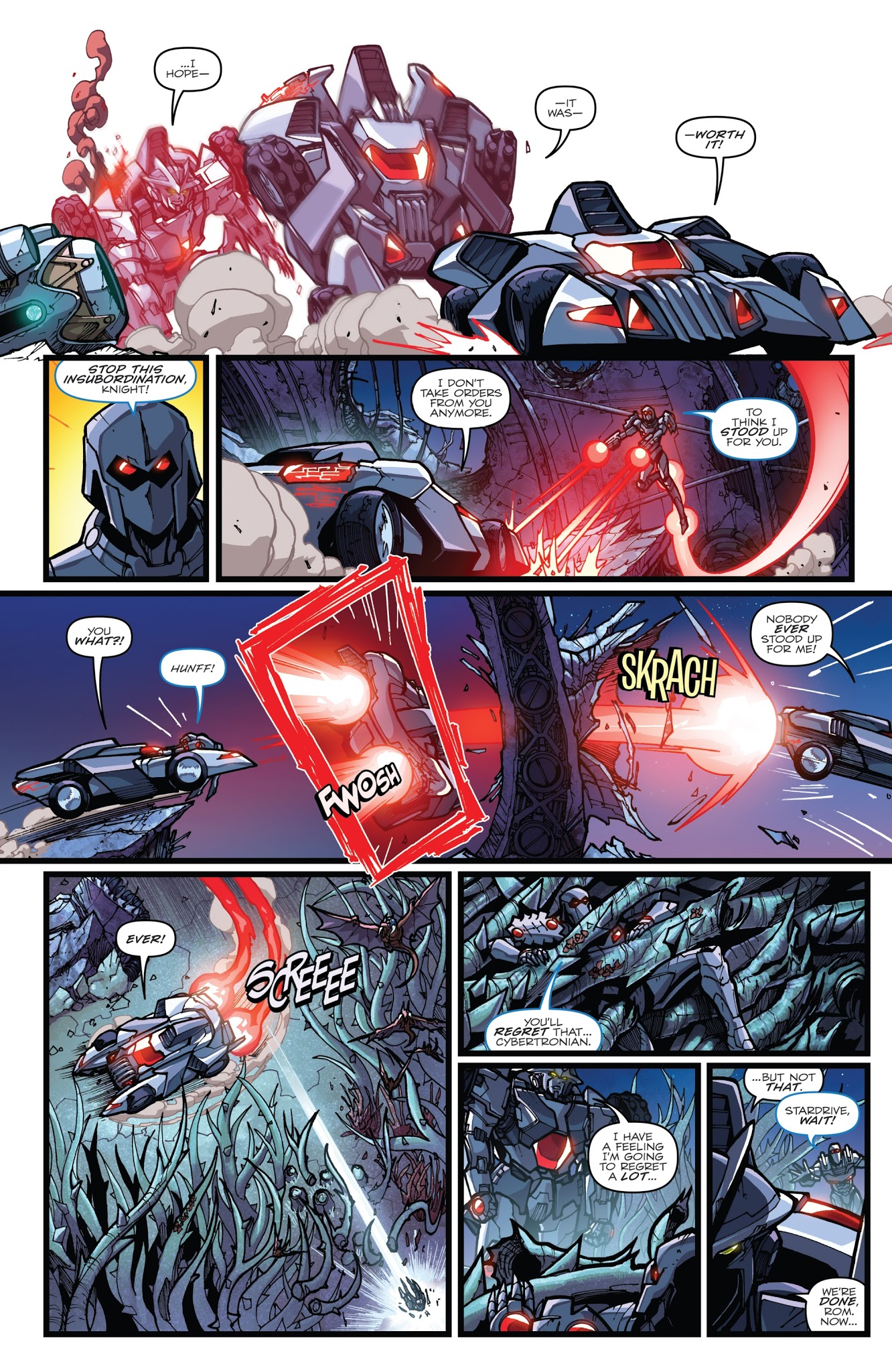 Read online ROM vs. Transformers: Shining Armor comic -  Issue #4 - 14