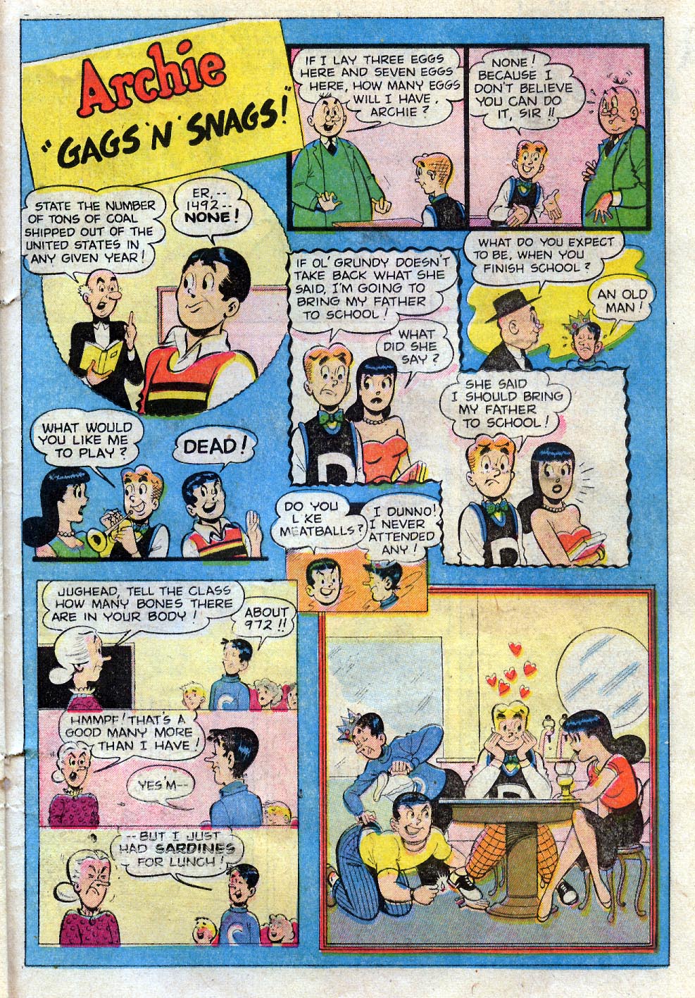 Read online Archie's Joke Book Magazine comic -  Issue #15 - 23