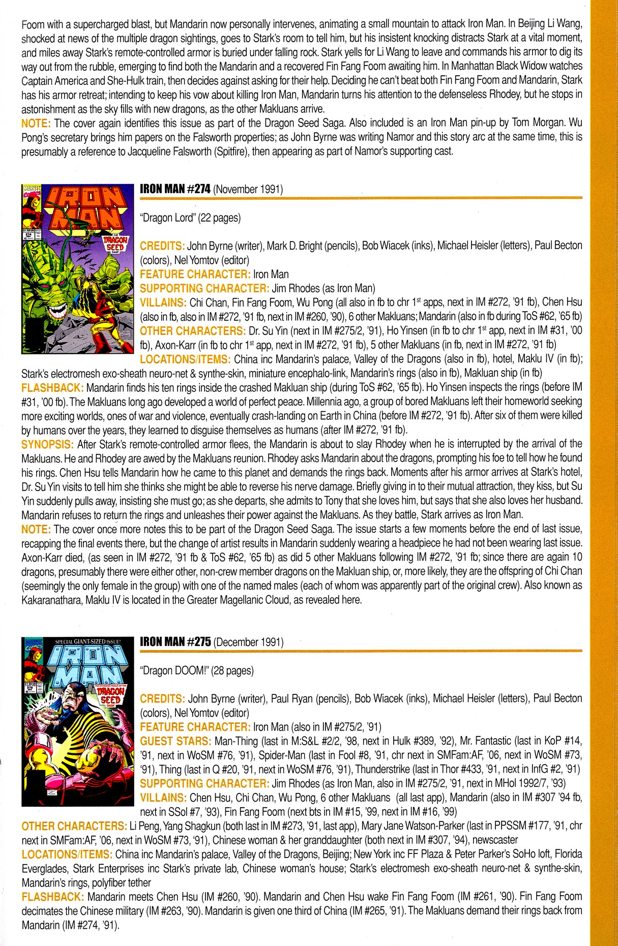 Read online Official Index to the Marvel Universe comic -  Issue #8 - 31