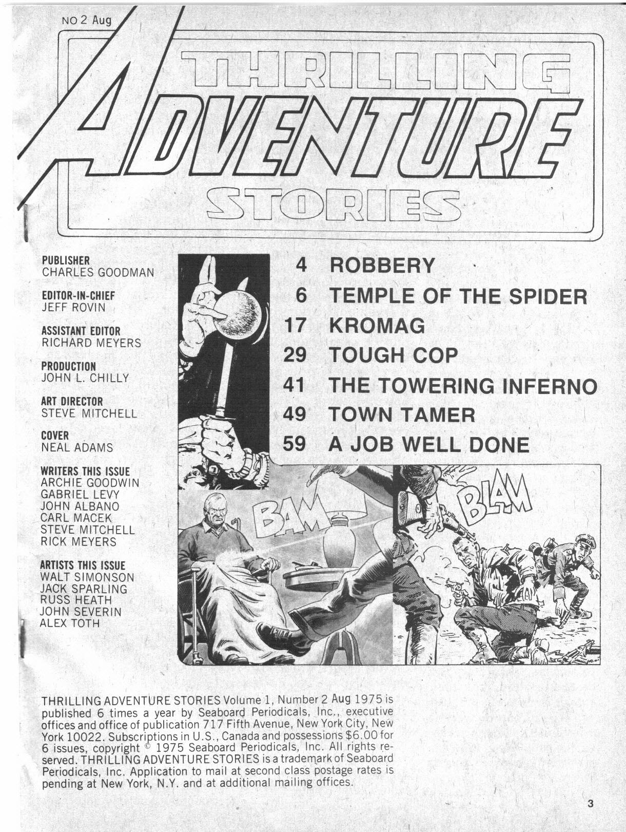 Read online Thrilling Adventure Stories comic -  Issue #2 - 3