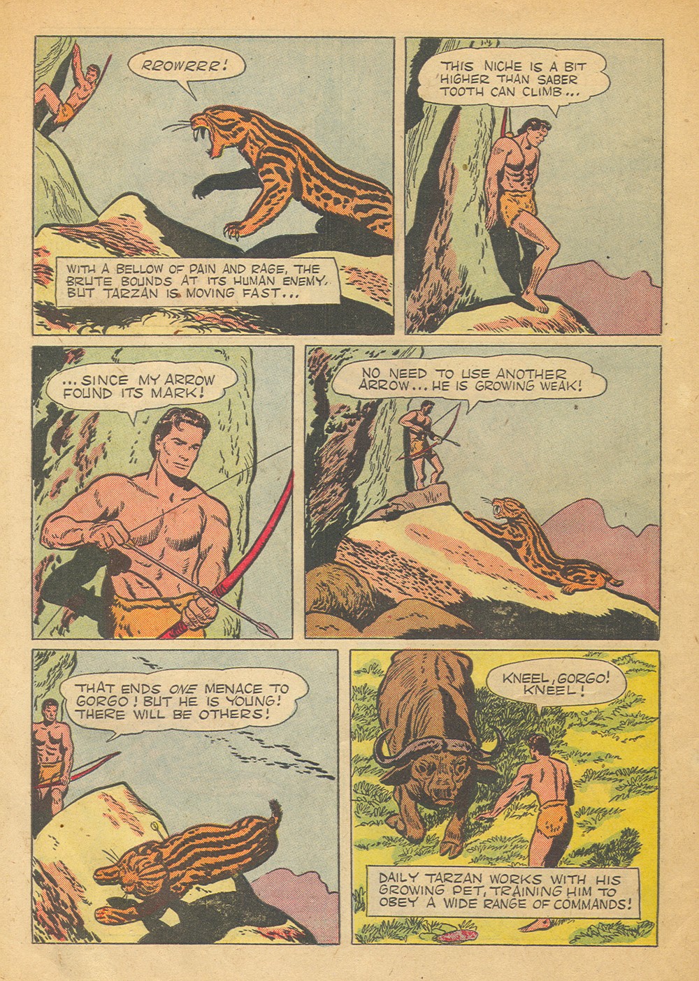 Read online Tarzan (1948) comic -  Issue #57 - 6