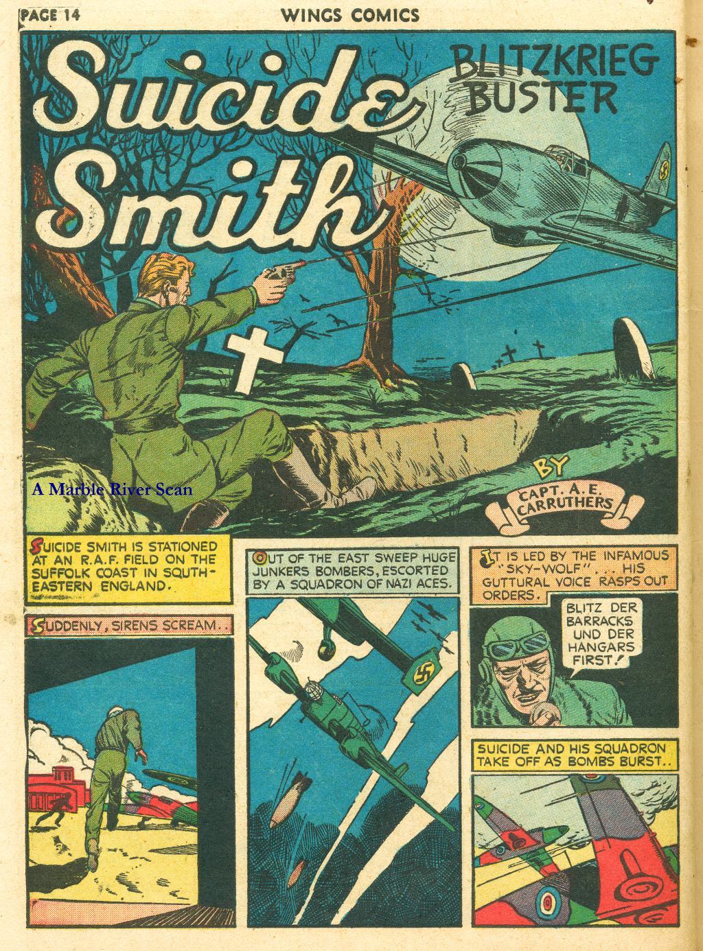 Read online Wings Comics comic -  Issue #10 - 16