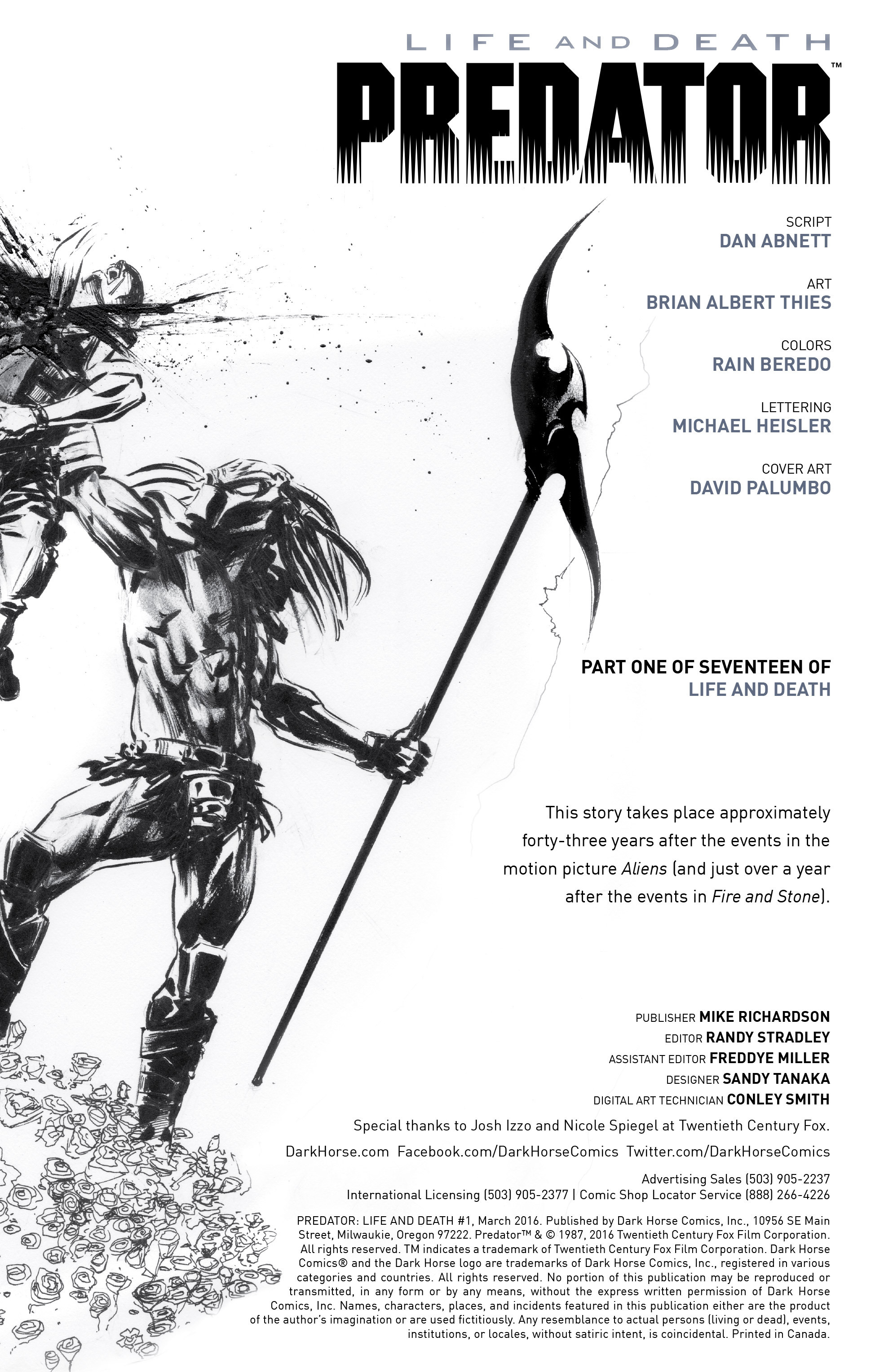 Read online Predator: Life And Death comic -  Issue #1 - 2