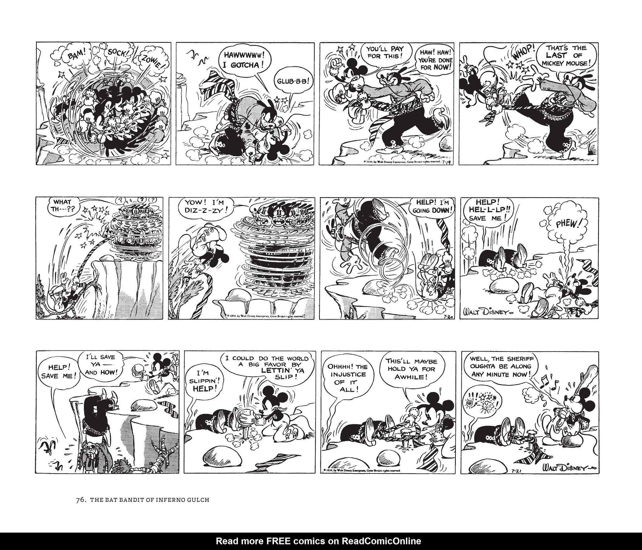 Read online Walt Disney's Mickey Mouse by Floyd Gottfredson comic -  Issue # TPB 3 (Part 1) - 76