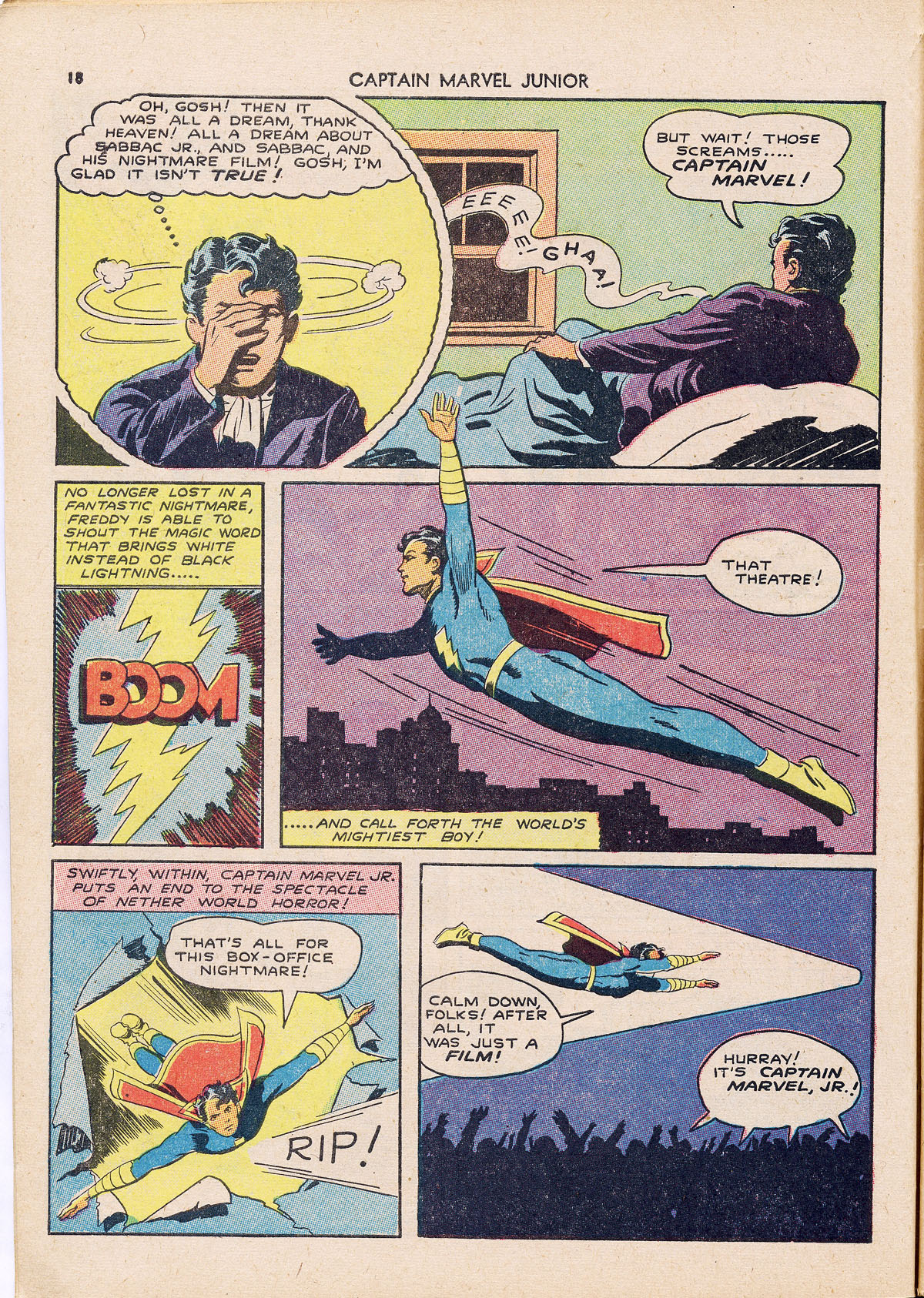 Read online Captain Marvel, Jr. comic -  Issue #6 - 17