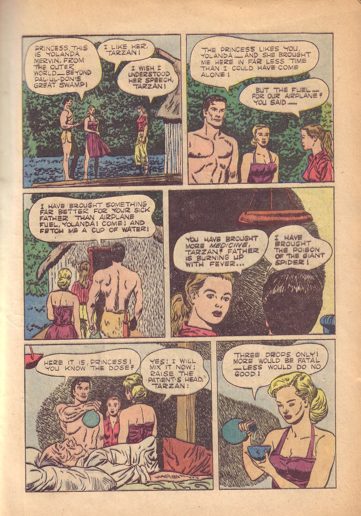 Read online Tarzan (1948) comic -  Issue #50 - 17